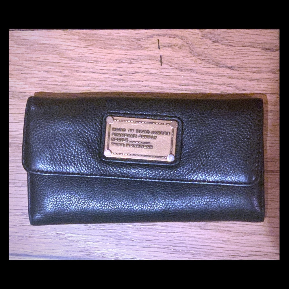 Marc by Marc Jacobs Black leather wallet